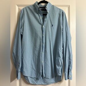 Ralph Lauren Light Blue Gingham Shirt